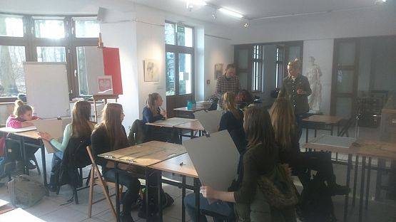 Grafika #7: Żywa lekcja plastyki w Zespole Szkół Plastycznych w Gdyni