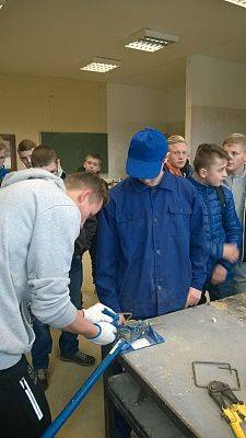 Grafika #5: Wizyta gimnazjalistów w Centrum Kształcenia Praktycznego w Lęborku