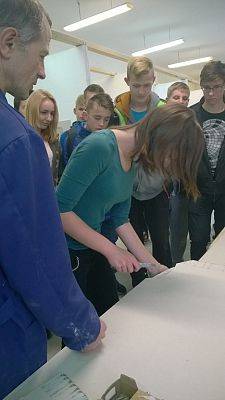 Grafika #6: Wizyta gimnazjalistów w Centrum Kształcenia Praktycznego w Lęborku