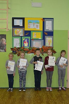 Grafika #0: KONKURS PLASTYCZNY  Jan Paweł II w oczach dziecka