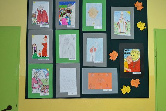 Grafika #2: KONKURS PLASTYCZNY  Jan Paweł II w oczach dziecka