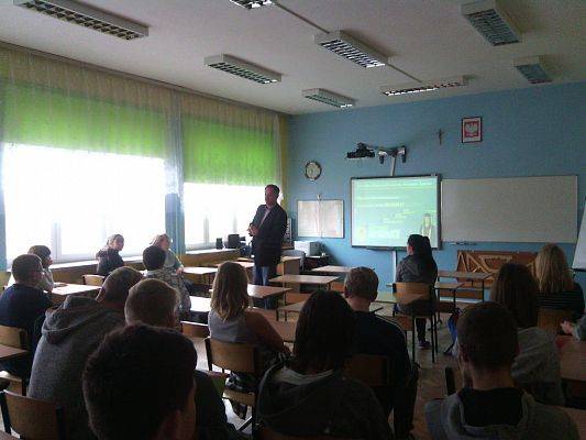 Grafika #0: Spotkanie z przedstawicielem szkoły ponadgimnazjalnej