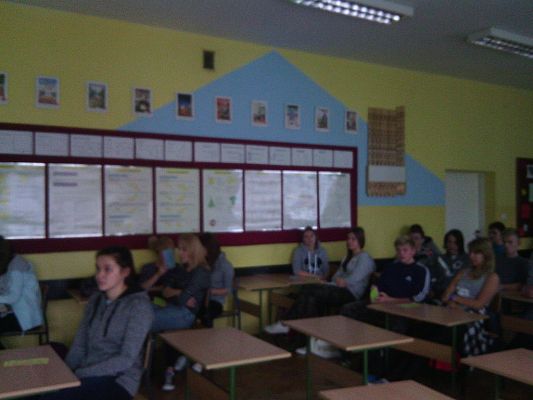 Grafika #1: Spotkanie z przedstawicielem szkoły ponadgimnazjalnej