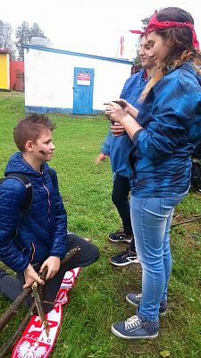 Grafika #0: Wyprawa integracyjna połączona z otrzęsinami klas pierwszych gimnazjum