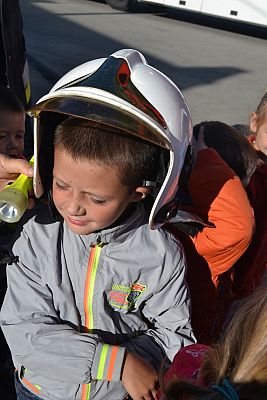 Grafika #17: Spotkanie ze strażakiem w przedszkolu.