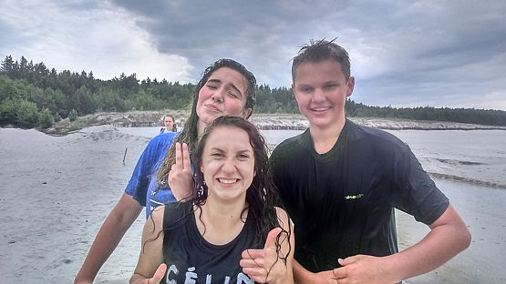 Grafika #0: Harcerski obóz w Szklanej Hucie