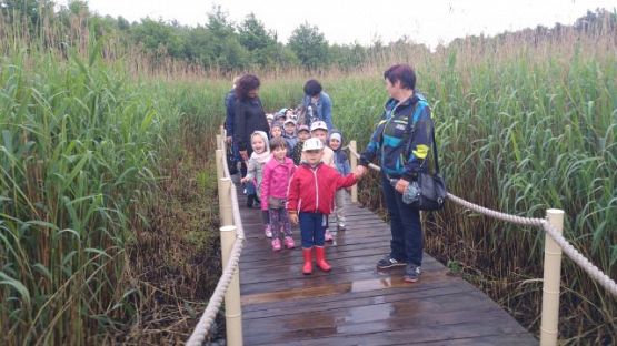 Grafika #1: Park Dinozaurów - wycieczka przedszkolaków do Łeby