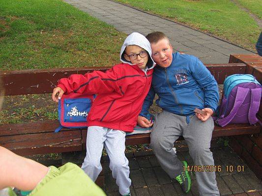 Grafika #14: Wycieczka drugoklasistów do Łeby