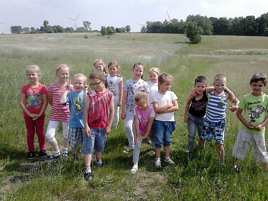 Grafika #19: Co kryje łąka? - zajęcia w klasie 1a