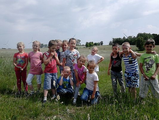 Grafika #21: Co kryje łąka? - zajęcia w klasie 1a