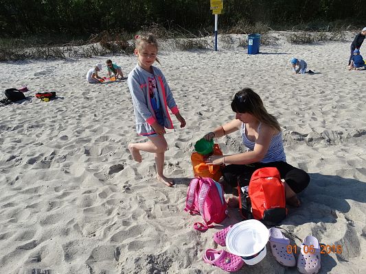 Grafika #6: Wycieczka pierwszoklasistów do Łeby z okazji Dnia Dziecka