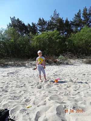 Grafika #10: Wycieczka pierwszoklasistów do Łeby z okazji Dnia Dziecka