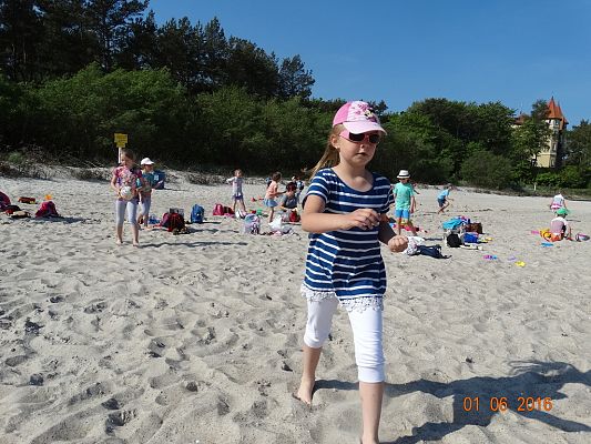 Grafika #33: Wycieczka pierwszoklasistów do Łeby z okazji Dnia Dziecka