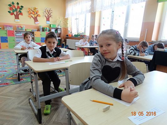 Grafika #3: SZKOLNY KONKURS KALIGRAFICZNY KLAS I-II