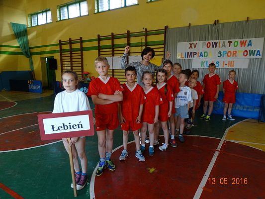 Grafika #6: XV OLIMPIADA SPORTOWA KLAS I-III