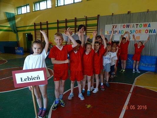 Grafika #7: XV OLIMPIADA SPORTOWA KLAS I-III