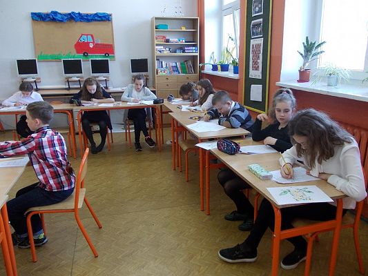 Grafika #1: Wyniki konkursu  ORTOGRAFICZNE ŁAMIGŁÓWKI