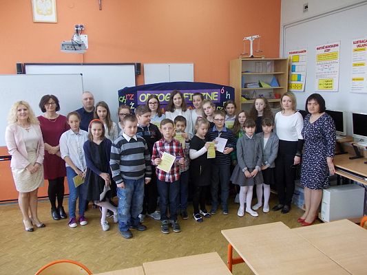 Grafika #5: Wyniki konkursu  ORTOGRAFICZNE ŁAMIGŁÓWKI