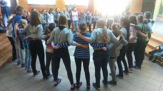 Grafika #10: Harcerze z wizytą w Zespole Szkół w Nowej Wsi Lęborskiej