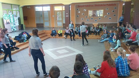 Grafika #2: Harcerze z wizytą w Zespole Szkół w Nowej Wsi Lęborskiej