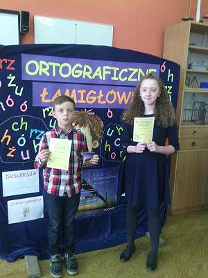 Grafika #0: KONKURS  ORTOGRAFICZNE ŁAMIGŁÓWKI