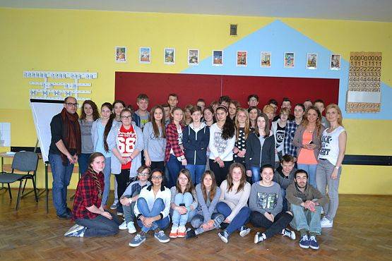 Grafika #0: Wolontariusze ze stowarzyszenia EDUQ gościnnie w naszej szkole.