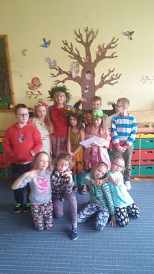 Grafika #23: Klasy I-III pożegnały zimę i powitały WIOSNĘ!!!