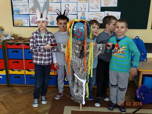 Grafika #4: Klasy I-III pożegnały zimę i powitały WIOSNĘ!!!