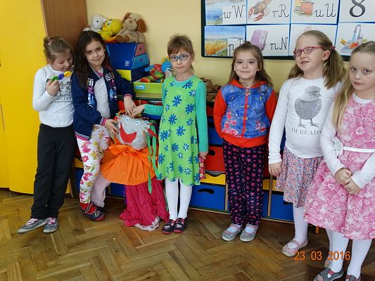 Grafika #3: Klasy I-III pożegnały zimę i powitały WIOSNĘ!!!