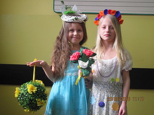 Grafika #26: Klasy I-III pożegnały zimę i powitały WIOSNĘ!!!