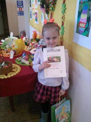 Grafika #1: Sukces uczennicy klasy II Szkoły Podstawowej