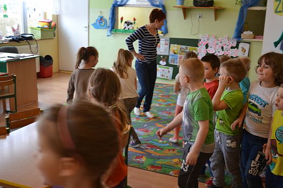 Grafika #1: "Zajączek" w przedszkolu