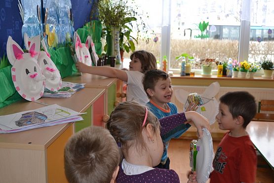 Grafika #2: "Zajączek" w przedszkolu