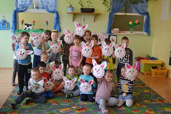 Grafika #5: "Zajączek" w przedszkolu