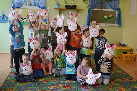 Grafika #0: "Zajączek" w przedszkolu