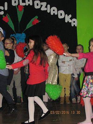 Grafika #4: Dzień Babci i Dziadka w Świetlicy wiejskiej w Łebieniu