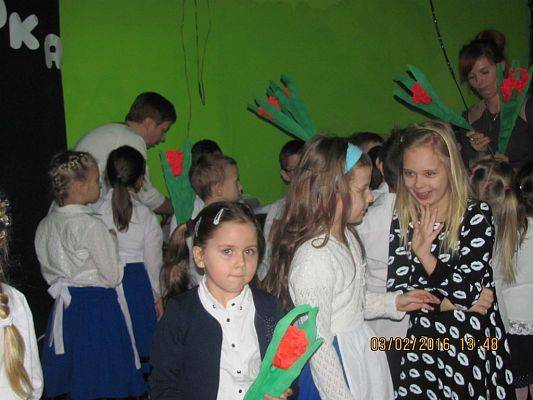 Grafika #17: Dzień Babci i Dziadka w Świetlicy wiejskiej w Łebieniu