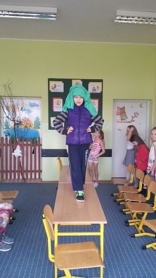 Grafika #14: Pokaz mody w klasie III SP