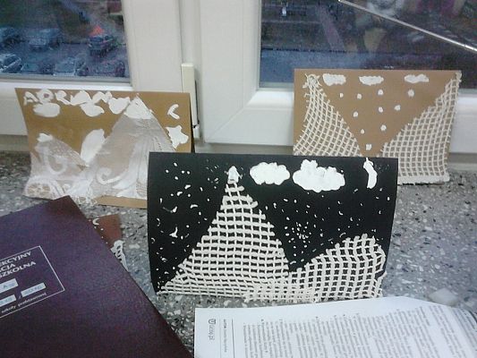 Grafika #8: G jak góry - zajęcia w kl. Ia