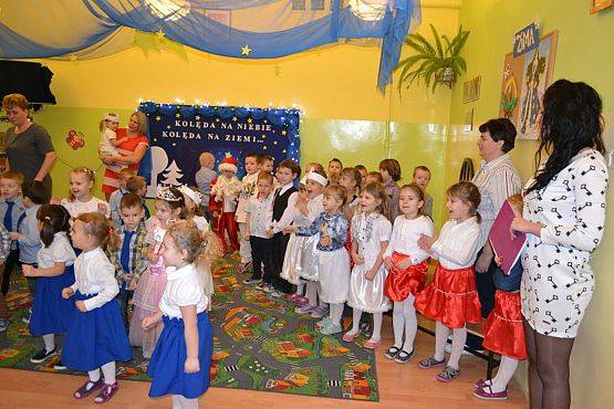 Grafika #3: "Kolęda na niebie, kolęda na ziemi" - spotkanie w Przedszkolu