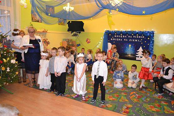 Grafika #4: "Kolęda na niebie, kolęda na ziemi" - spotkanie w Przedszkolu