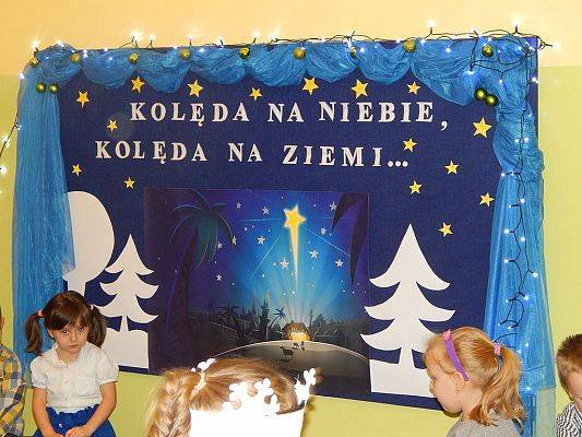 Grafika #0: "Kolęda na niebie, kolęda na ziemi" - spotkanie w Przedszkolu