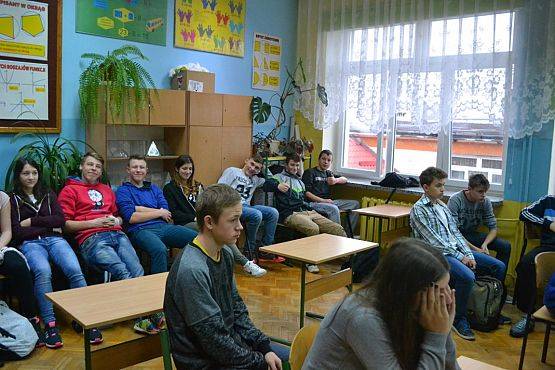 Grafika #3: Wizyta w naszej szkole przedstawiciela Zespołu Szkół Gospodarki Żywnościowej i Agrobiznesu