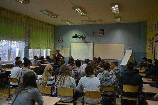 Grafika #1: Wizyta w naszej szkole przedstawiciela Zespołu Szkół Gospodarki Żywnościowej i Agrobiznesu