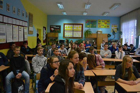 Grafika #2: Wizyta w naszej szkole przedstawiciela Zespołu Szkół Gospodarki Żywnościowej i Agrobiznesu