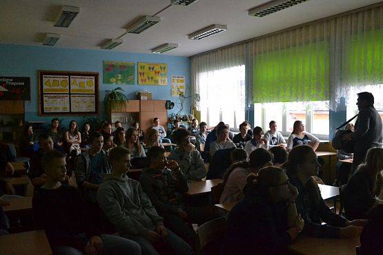 Grafika #4: Wizyta w naszej szkole przedstawiciela Zespołu Szkół Gospodarki Żywnościowej i Agrobiznesu