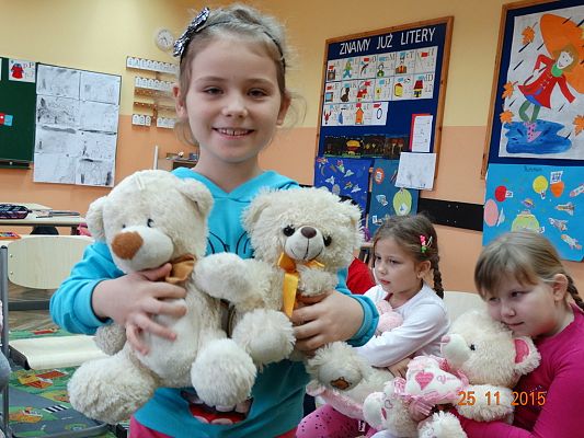 Grafika #5: Światowy Dzień Pluszowego Misia w kl. Ia