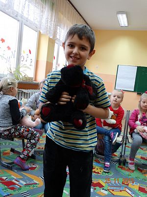 Grafika #13: Światowy Dzień Pluszowego Misia w kl. Ia