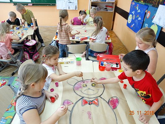 Grafika #16: Światowy Dzień Pluszowego Misia w kl. Ia