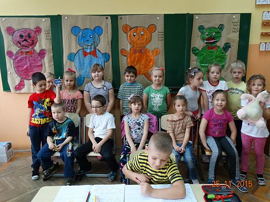 Grafika #19: Światowy Dzień Pluszowego Misia w kl. Ia